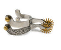 AJ Tack Men's Gal Leg Engraved Spurs