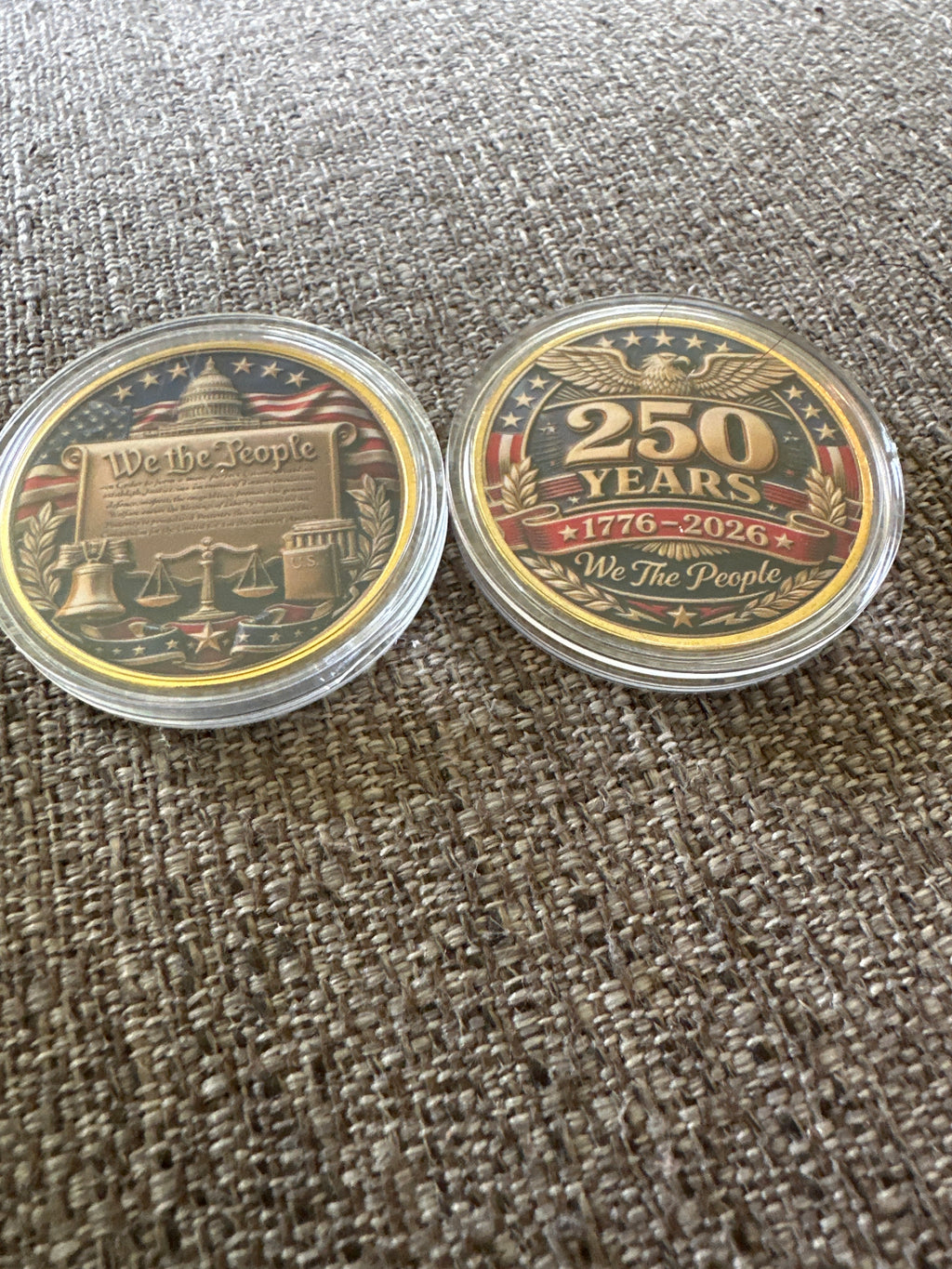 250 Years Anniversary Coins