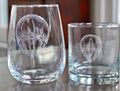 Horseshoe Crab Engraved Glasses