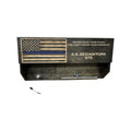 Custom Police Gear Rack with RFID Lock and Concealed Compartment