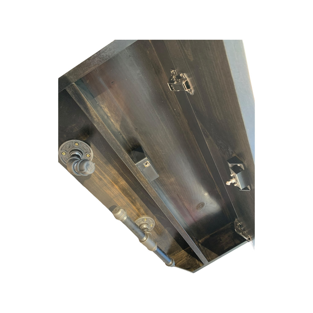 Custom Police Gear Rack with RFID Lock and Concealed Compartment