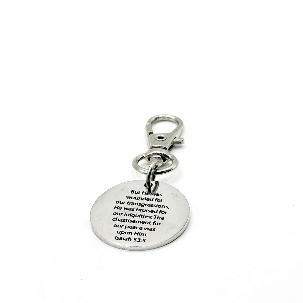 Isaiah 53 5 Clip On Charm Faith Jewelry